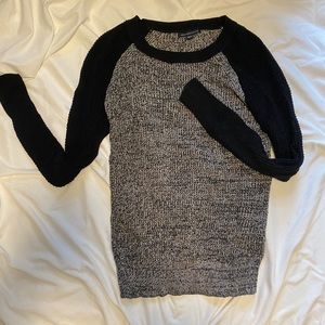 black & grey american eagle sweater
